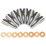 Set of 8 Honed SAC Injector Nozzles for 2001-2004 LB7 6.6L Duramax.  +100% or +200HP.